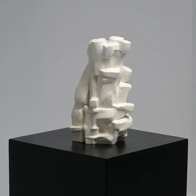Jan Keustermans, Abstract Sculpture, Plaster For Sale - Image 10 of 18