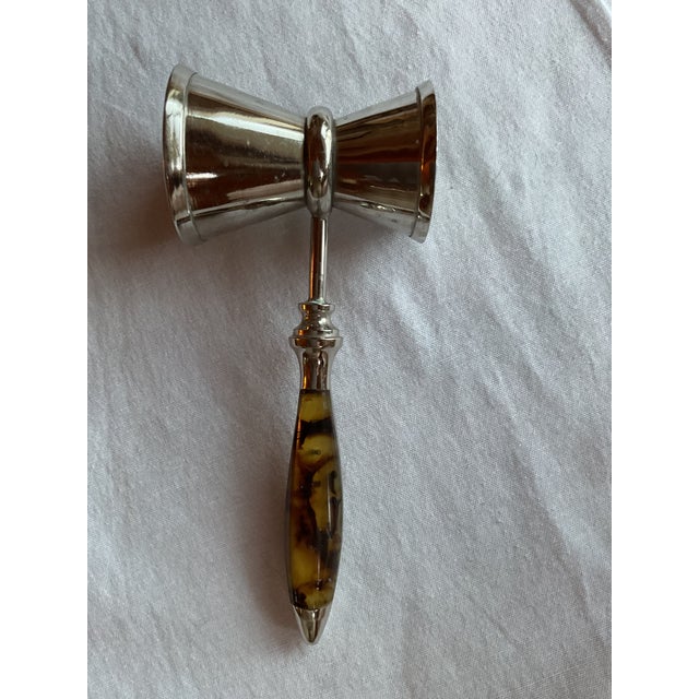 1990s Ralph Lauren Wentworth Bar Set With Faux Tortoise Handles For Sale - Image 6 of 7