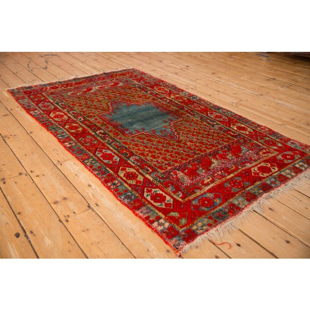 Shabby Chic Antique Anatolian Rug - 3'11" x 6'8" For Sale - Image 3 of 11