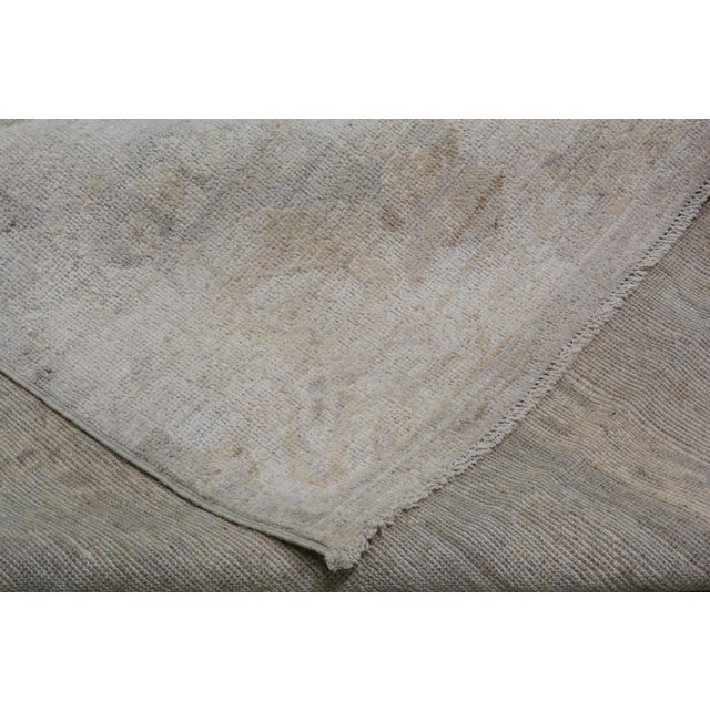 Oushak Hand Knotted Wool Rug, 10'x13'8" For Sale In New York - Image 6 of 6
