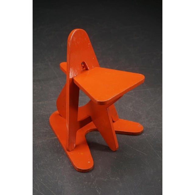 Architectural Side Chair, 1970s For Sale - Image 6 of 14
