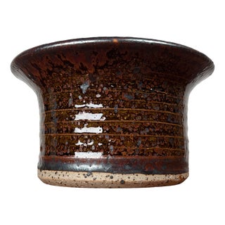 Mid-Century Modern Danish Studio Pottery Bowl by Erik Askholm, 1960s For Sale