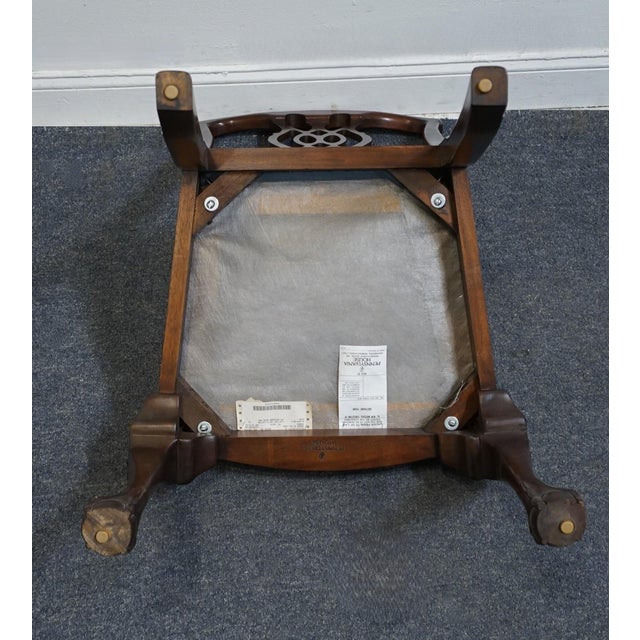 Pennsylvania House Solid Mahogany Traditional Chippendale Style Dining Side Chair 13-3107 / 13-3108 For Sale - Image 10 of 11