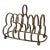 Antique Silver-Plated Toast Rack For Sale