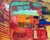 Vintage Abstract Composition - San Francisco School in Oil on Canvas A bold San Francisco School abstract expressionist...