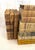 Group of 15 Assorted Tan Antique Books For Sale - Image 4 of 5