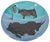 Blue Original Ceramic Bulls Plate by Pablo Picasso for Madoura For Sale - Image 8 of 13
