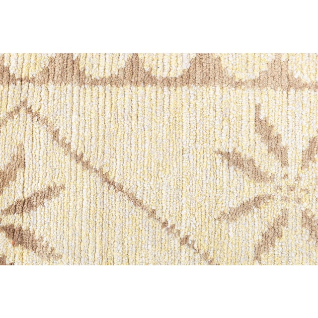 Modern Abstract Soft Beige Handmade Rug by Doris Leslie Blau For Sale In New York - Image 6 of 10