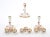 Herend Herend Porcelain Tableware Two Light Candelabras Set of Three For Sale - Image 4 of 13