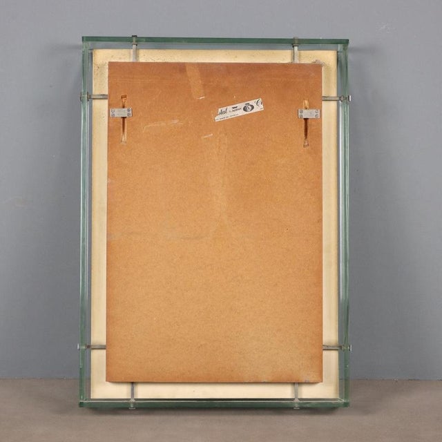 Mid-Century Wall Mirror, 1960s-1970s For Sale - Image 10 of 13