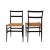 Pair of Superleggera chairs designed by Gio Ponti for Figli Di Amadeo Cassina. Made of solid ash wood and rattan. Italy,...