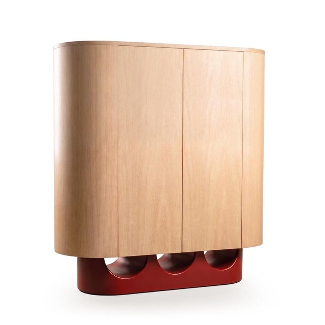 Not Yet Made - Made To Order Wave Bar Cabinet by Mambo Unlimited Ideas For Sale - Image 5 of 5