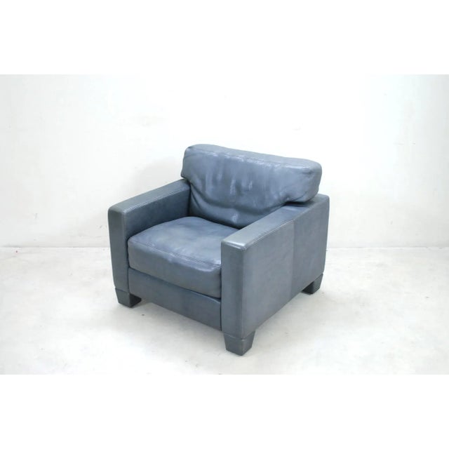 Swiss DS 17 Grey Leather Armchair from De Sede, 1980s For Sale - Image 9 of 16