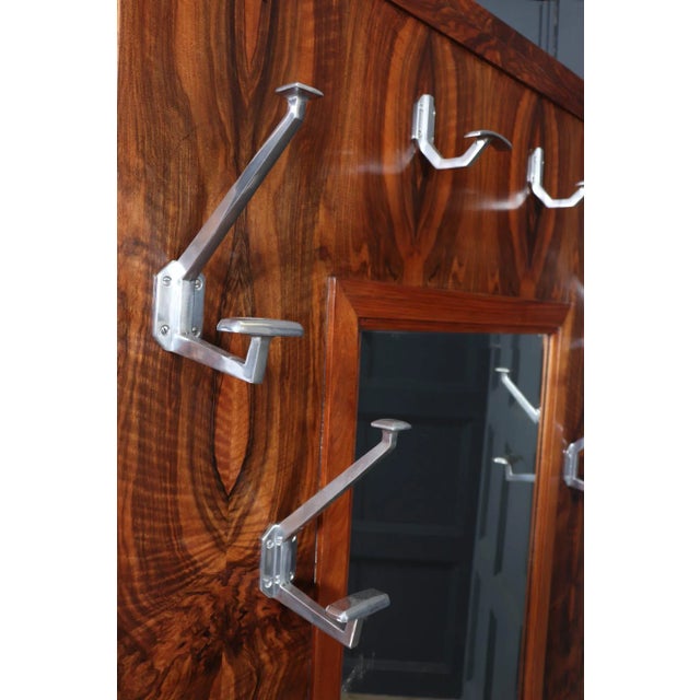 Art Deco Figured Walnut Hall Stand, 1930s For Sale - Image 14 of 16