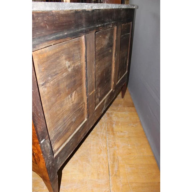 Louis XVI Walnut and Marquetry Dresser, 1780s For Sale - Image 8 of 18