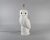 Plastic Large White French Fibreglass Owl Table Lamp, 1960s For Sale - Image 7 of 7