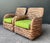 Vintage Twisted Rattan Lounge Chairs After Ralph Lauren - A Pair For Sale - Image 18 of 18