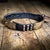Black French Studded Leather Dog Collar with Brass Nameplate, 19th Century For Sale - Image 8 of 8
