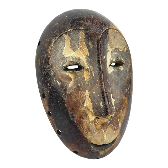 Early 20th Century Lega Bwami Society Mask For Sale