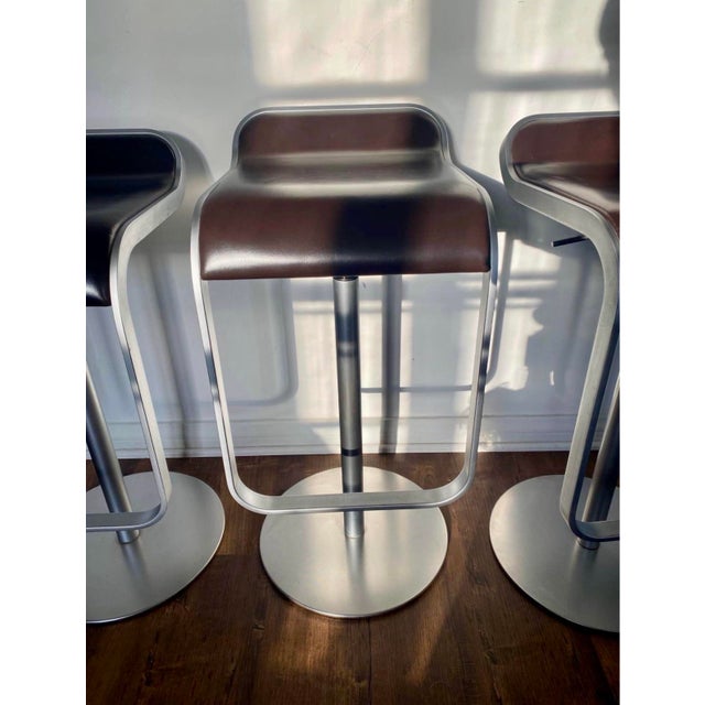 Metal LaPalma Lem Barstools Made in Italy For Sale - Image 7 of 10