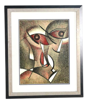 Sam Colpa, 1980s, Paper, Framed