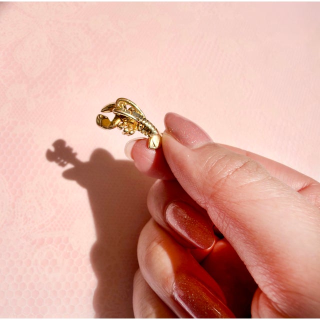 Vintage 14k Articulating Lobster Charm For Sale In Los Angeles - Image 6 of 9