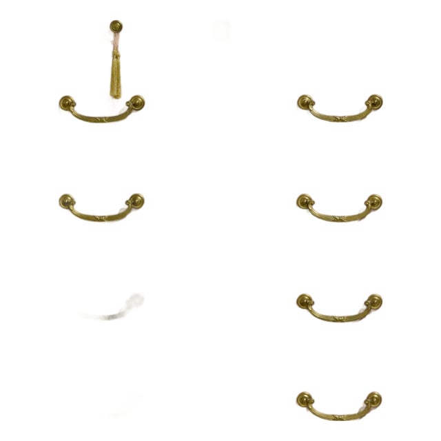 Small footprint, big personality. This Mid Century Transitional highboy dresser is freshly painted in pink and delivers...