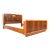 Leo Jiranek for Grand Rapids Furniture Art Deco Walnut and Burl Wood Queen Size Bed, 1930s For Sale