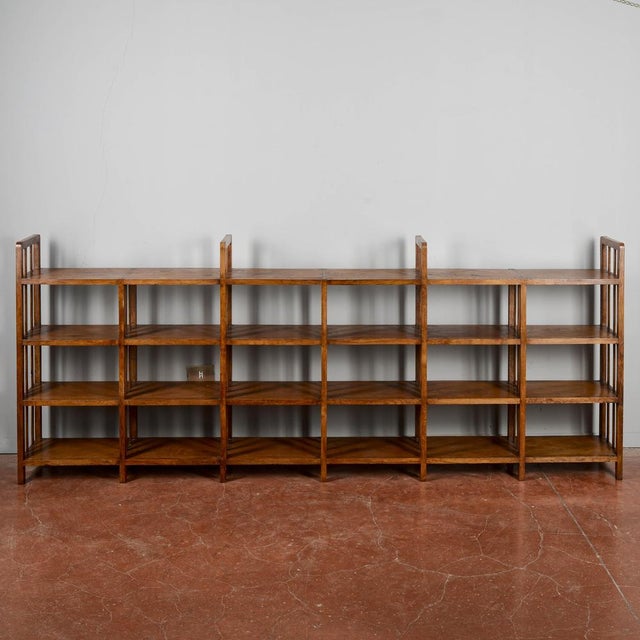 Vintage Open Etagere Bookcase For Sale - Image 4 of 18