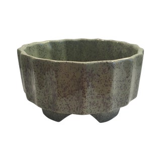 Vintage Ceramic Footed Planter For Sale