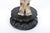Antique White Vintage Carved Standing Terracotta Thai Buddha Statutes on Stand—A Pair For Sale - Image 8 of 9