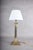 Dutch Neoclassical Brass Column Table Lamp, 1950s For Sale - Image 9 of 10