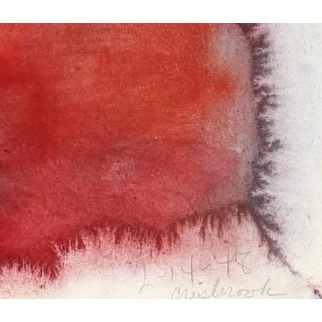 Artist: Eve Nethercott, American (1925 - 2015) Title: Flowers (P6.48) Year: 1948 Medium: Watercolor on Paper Size: 22 x 15...