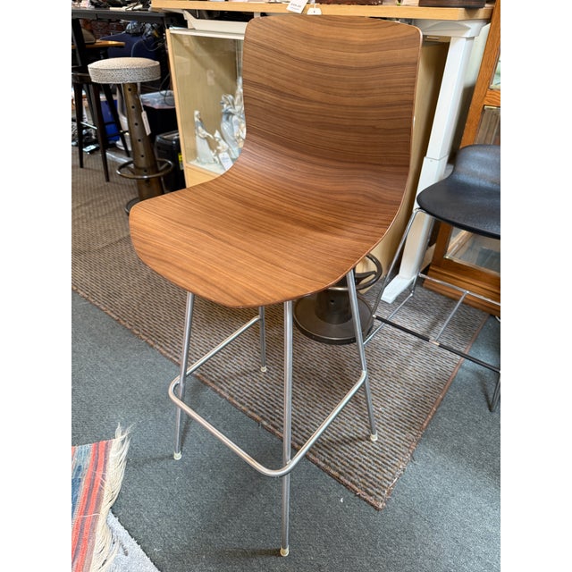 Mid-Century Modern Case Furniture for Design Within Reach Loku Bar Stools, Pair For Sale - Image 3 of 12