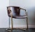 Contemporary Matthew Izzo Home Allure Leather Desk Chair For Sale - Image 3 of 4