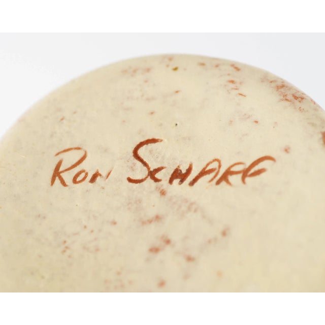 Ron Scharf Signed California Pottery Bottle and Cups For Sale In Indianapolis - Image 6 of 7