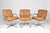 Tan Italian Leather Office Chairs by Osvaldo Borsani for Tecno Milano, 1960s For Sale - Image 8 of 12