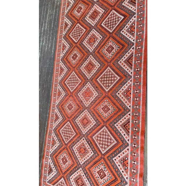 Tribal Vintage Handmade Tribal Moroccan Runner, 3'1" X 9'10" For Sale - Image 3 of 10