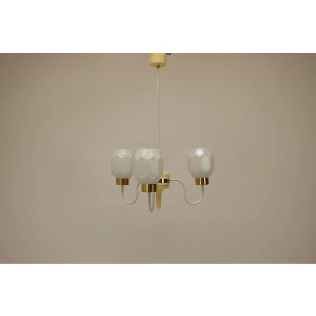 Mid-Century Chandelier by Instala Jilove U Decina, 1970s For Sale - Image 3 of 12
