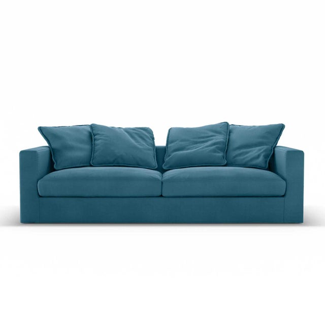 Wood Rafael Sustainable Three-Seater Sofa by Davide Barzaghi For Sale - Image 7 of 7