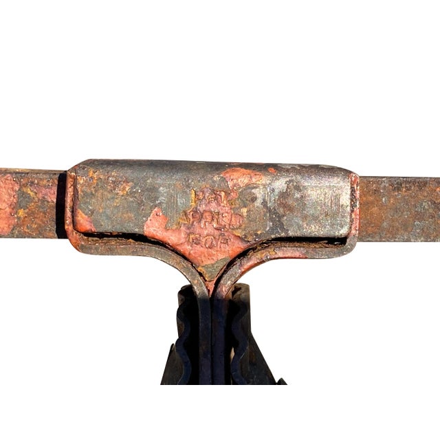 Antique Adjustable Dictionary Stand / Book Stand With Rare Tole Painted Surface For Sale In Boston - Image 6 of 10