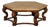 Century Furniture Tuscan Style Large Travertine Top Hexagonal Coffee Table For Sale