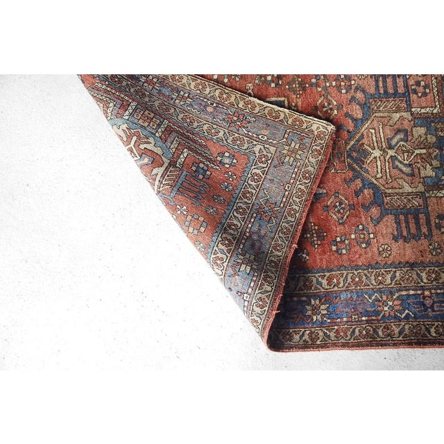 Textile Antique Hand-Woven Middle Eastern Rug, 1920s For Sale - Image 7 of 18