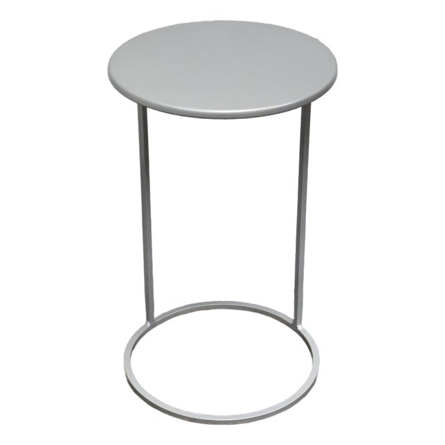 Room & Board Slim Round C-Table For Sale