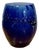 Antique Chinese Export Cobalt Blue Glazed Garden Stool, Mask Handles For Sale