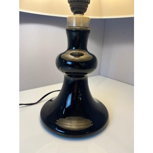 Opal Black Backgammon Table Lamp by Holmegaard For Sale - Image 6 of 11