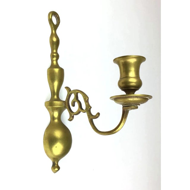 Georgian 18th Century Brass Wall Sconce For Sale - Image 10 of 10