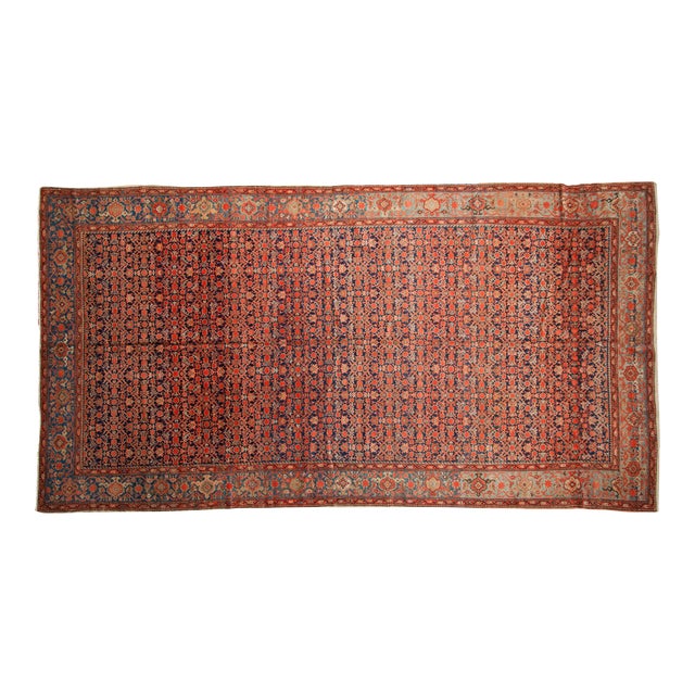 :: Allover covered field in a Herati and henna plant design motif wrapped by a classic Turtle Samovar interconnected...