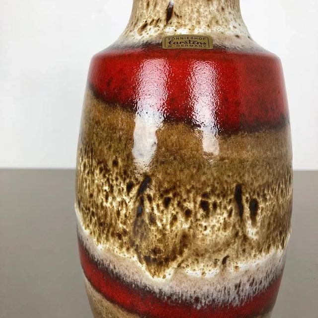 Fat Lava Ceramic Vase by Heinz Siery for Carstens Tönnieshof, Germany, 1970s For Sale - Image 4 of 16