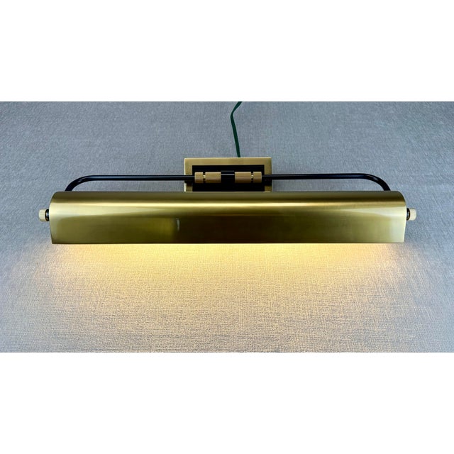 Brass Modernist “Bowery” Brass Wall Sconce by Hudson Valley Lighting For Sale - Image 8 of 12